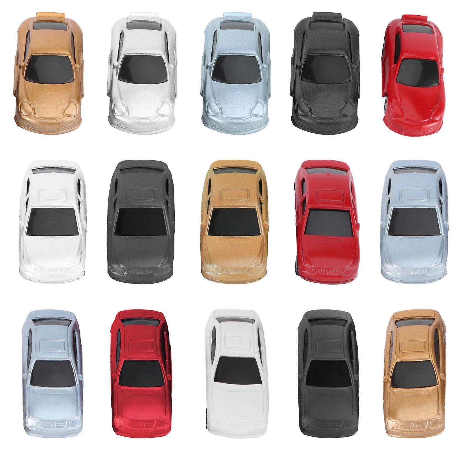 50Pack Sand Table Car Model Simulation Layout Decor Assorted Color For Model Car Creation