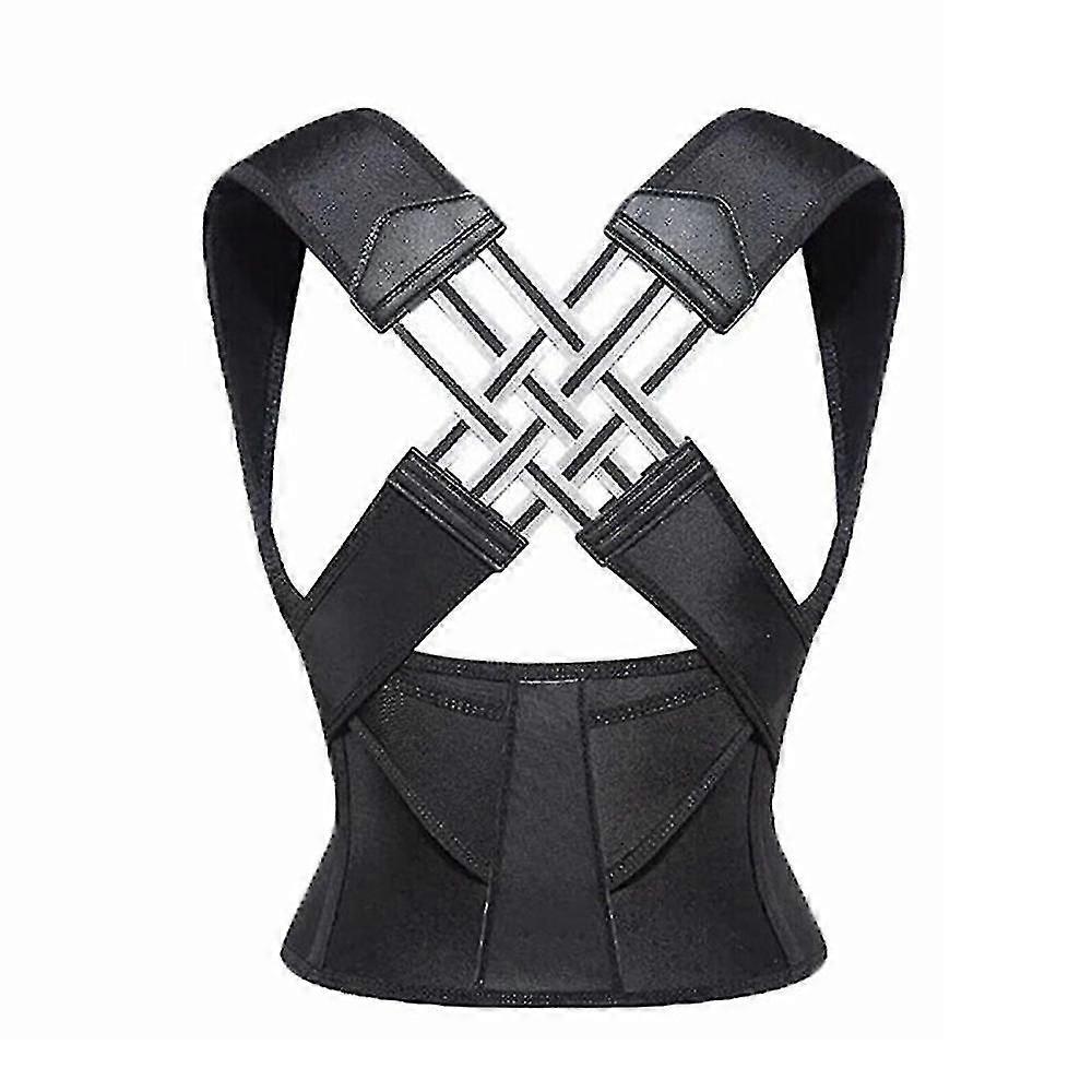 Breathable Back Brace for Posture - Corrector Support for Adults