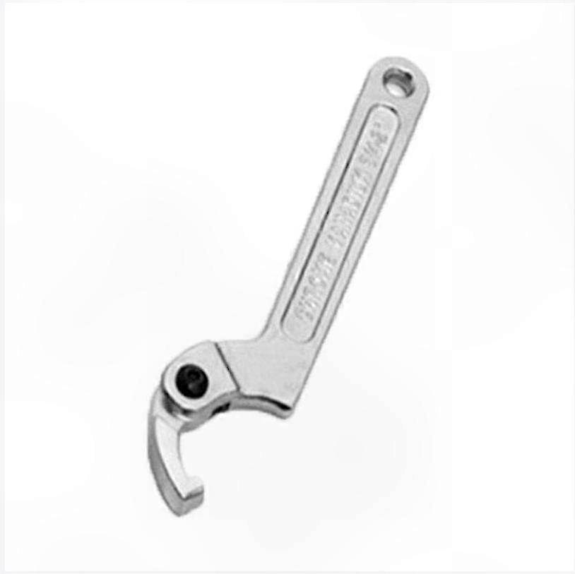 Adjustable C-Shaped Hook Spanner, 19-51mm Chrome Vanadium Tool