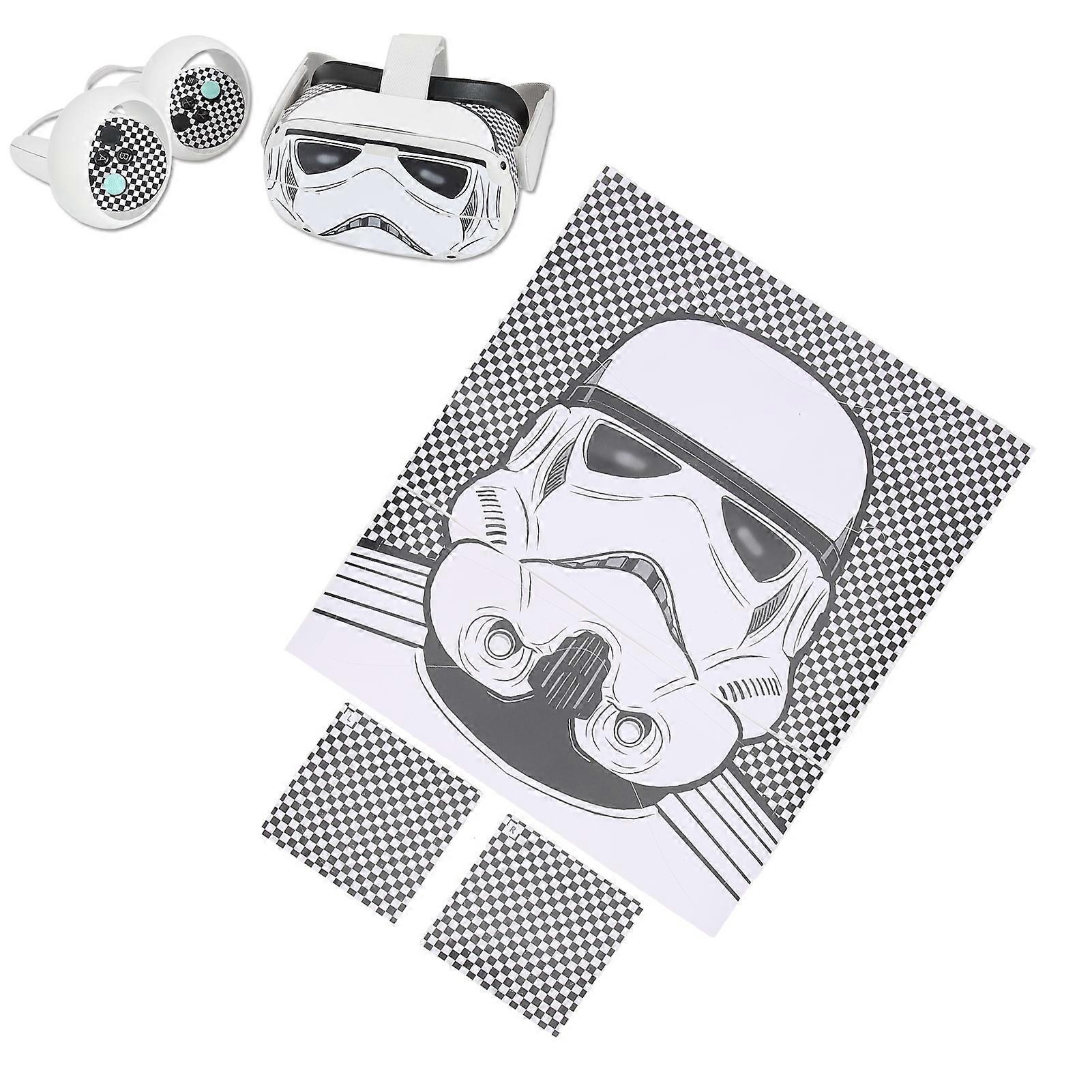 Removable Black White Pawn PVC Sticker Skin for Oculus Quest 2