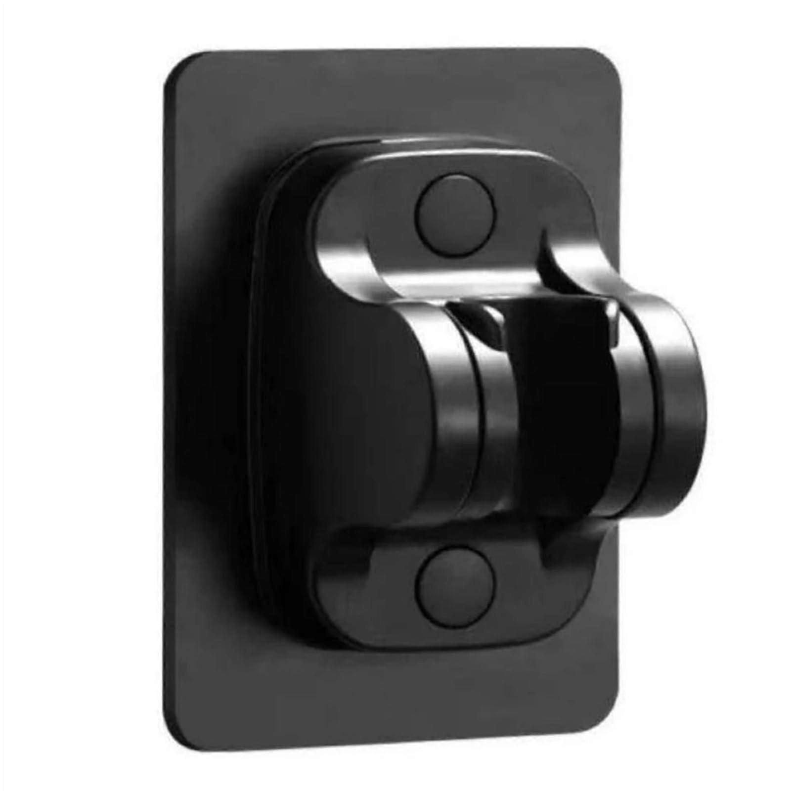 Shower Head High Pressure, 3 Modes, Adjustable, Water-Saving, One-Key Stop Water Spray Nozzle, Black Holder Accessory
