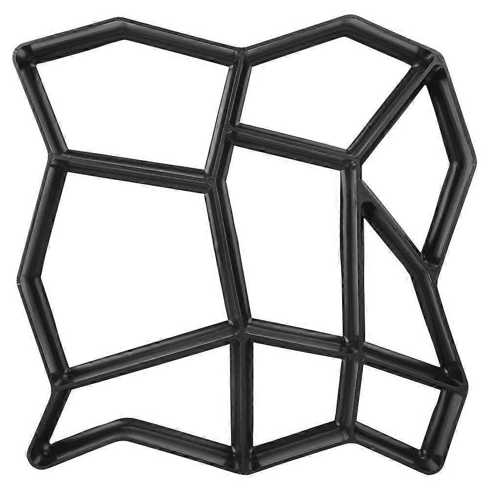 Garden Pavement Stone Mold DIY, Durable PP, Reusable, Irregular Pattern For Cement Path And Garden Decor