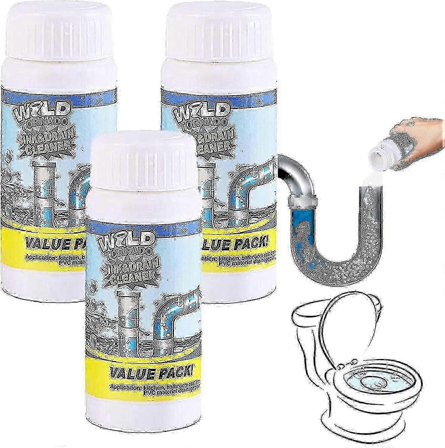 野龙卷风强效水槽和排水清洁器,强力水槽和排水清洁器管道清洁器,快速泡沫排水清洁器