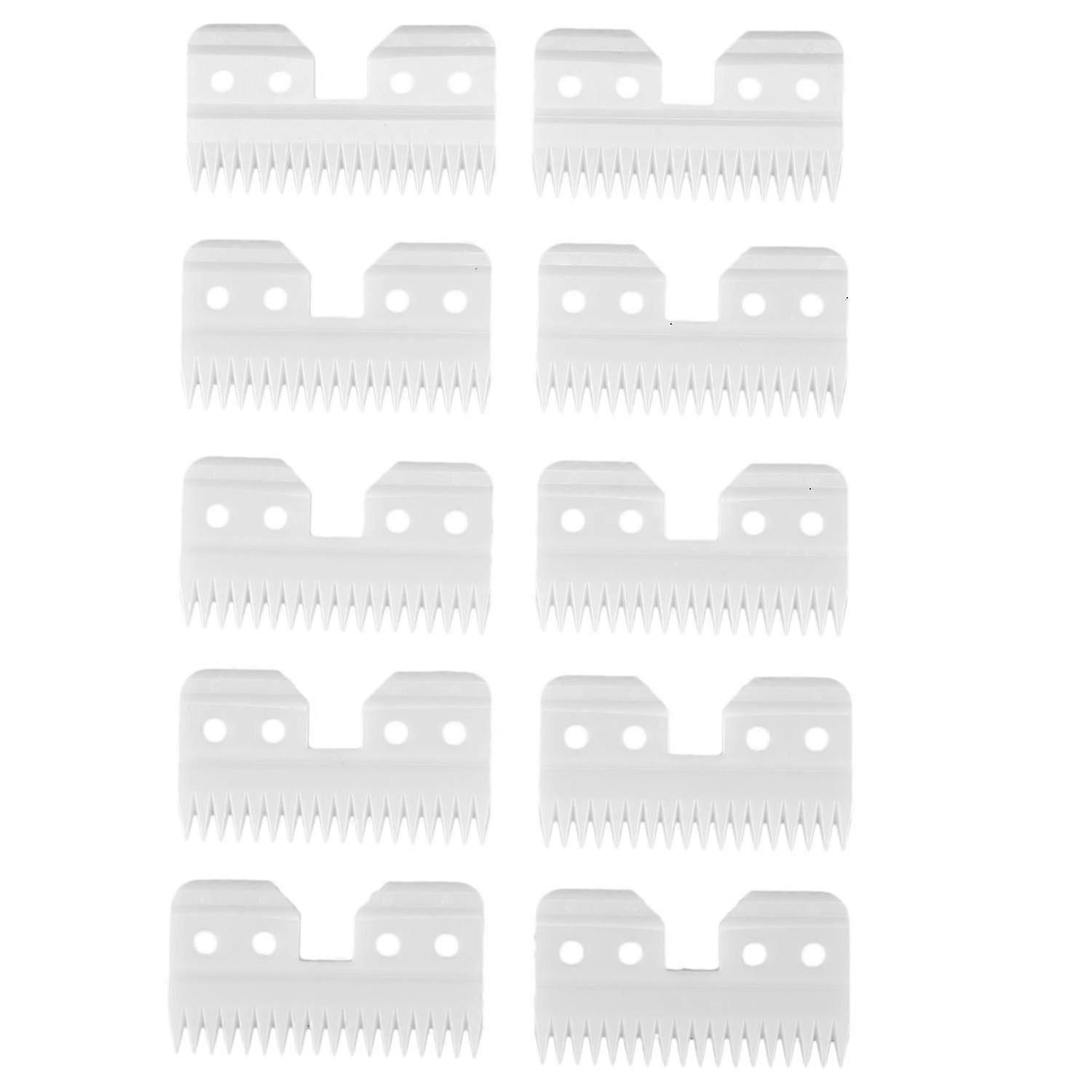 10pcs/lot Replaceable Ceramic 18 Teeth Pet Ceramic Clipper Cutting Blade Compatible Oster A5 Series-y