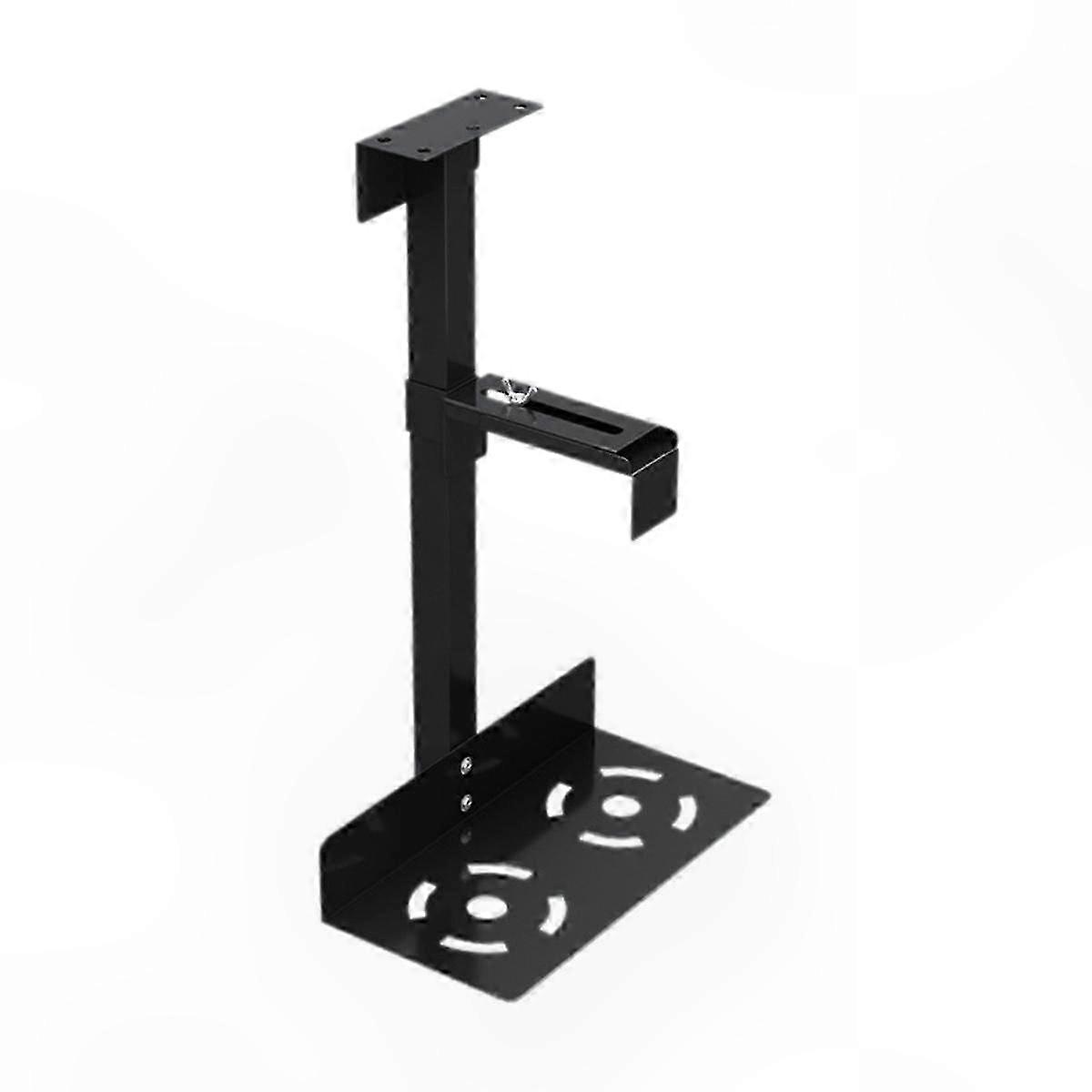 Adjustable CPU Stand Bracket for Desk or Wall Mount, Universal Computer Case Holder with Height Adjustment Feature