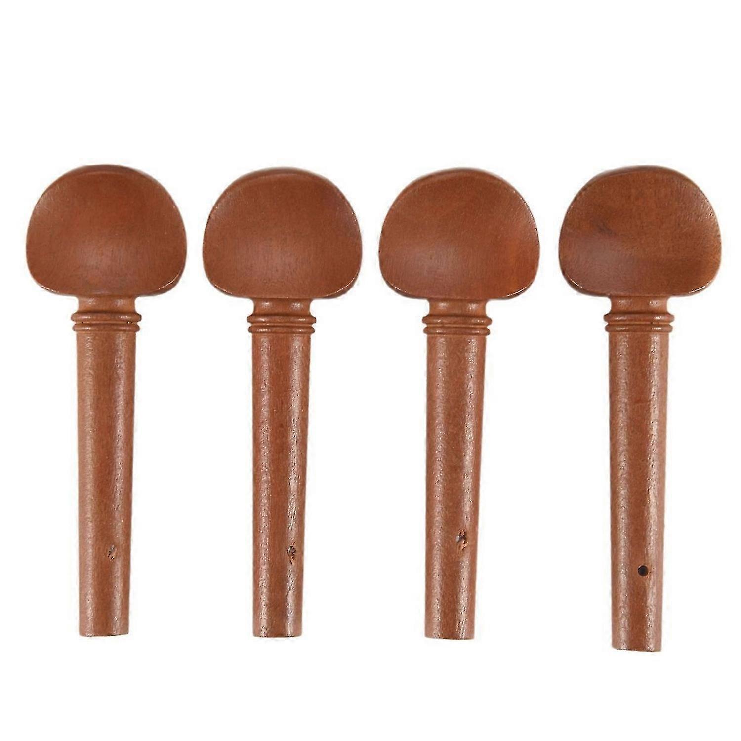 4Pcs 4/4 Size Violin Fiddle Tuning Peg Set Jujube Wooden Replacement