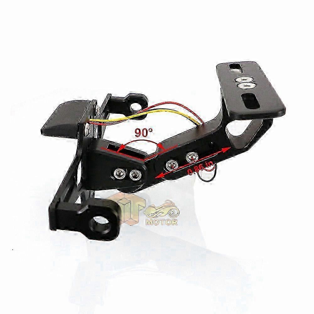 Motorcycle Adjustable Angle License Number Plate Frame Holder Bracket For Yamaha R1 R6 R3 R15 R25 FZ1 FZ6 FZ8 MT03 MT07 MT09 XJ6