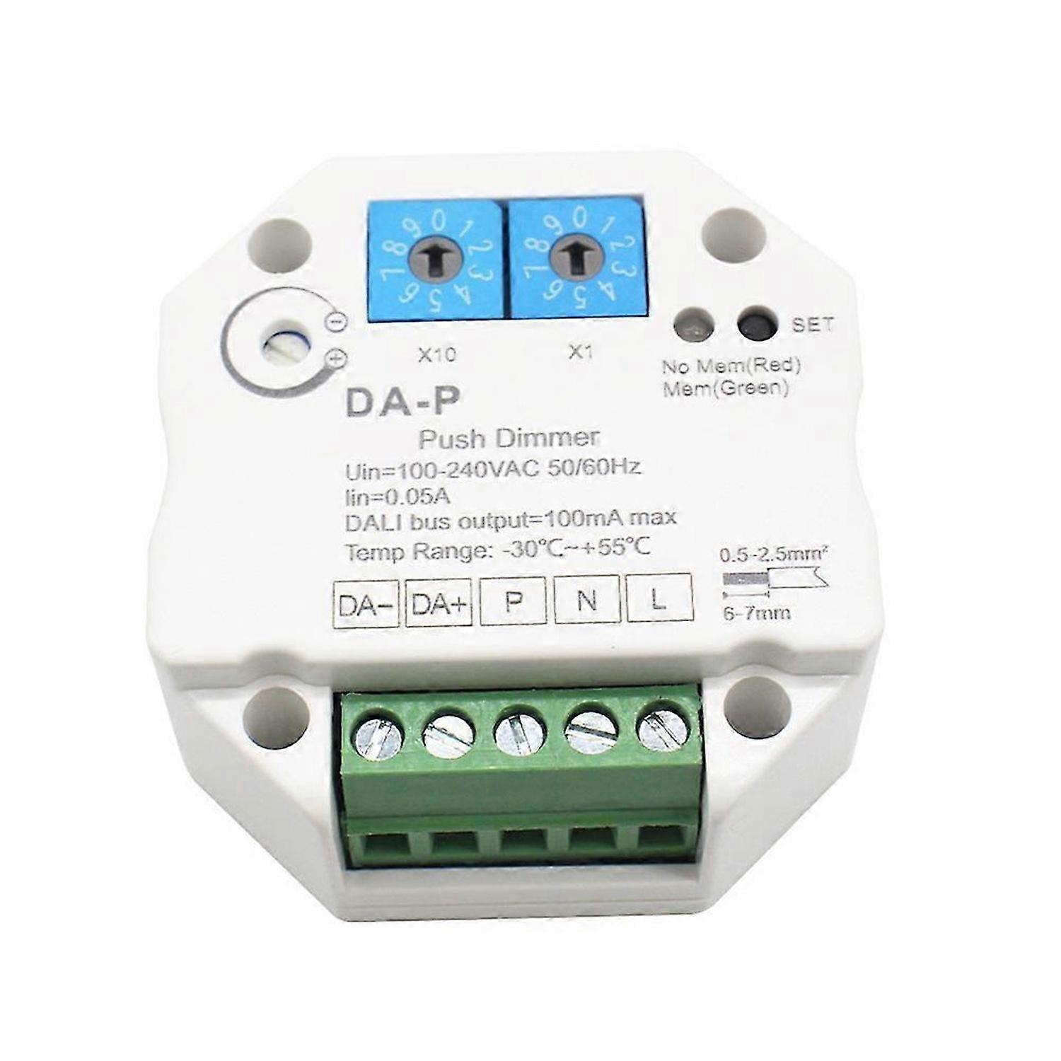 For Push LED Dimmer 110v 220v 240v with Memory Function for Driver or Ballasts Dimming Speed Adjustable Dimmer