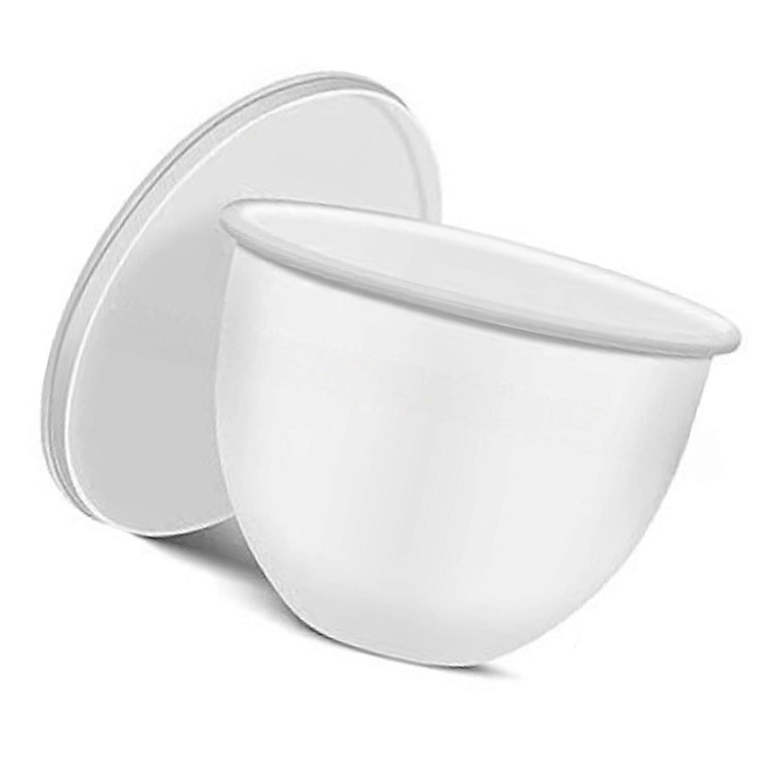 Mixaid Silicones Liners with Lid for Tilt-Head Stand Mixer 5 Quart Mixer Bowls Mixer Attachments Accessories  White