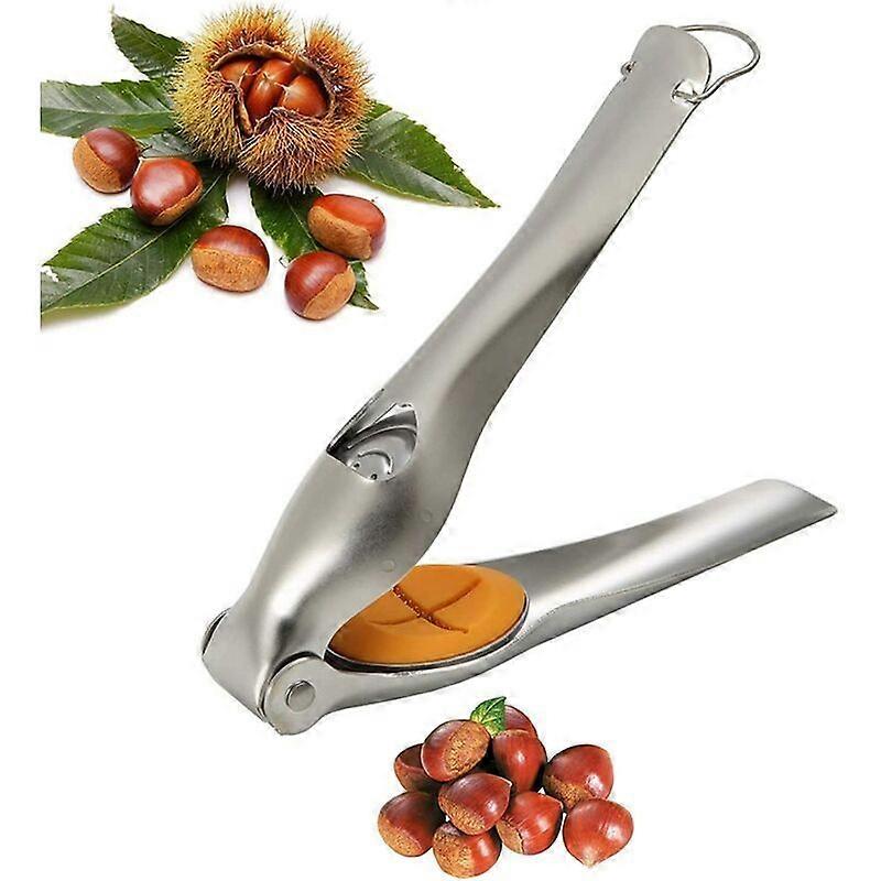 Chestnut pliers, chestnut peeler, chestnut nutcracker, hazelnut, beer bottle