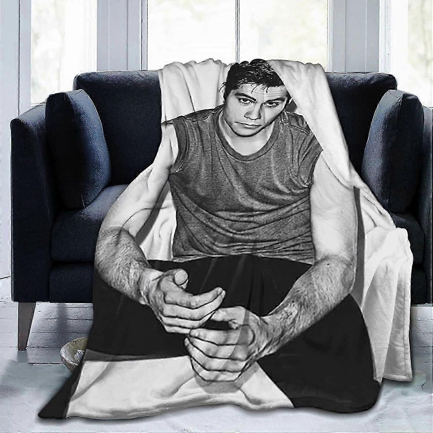 TR1713 Dylan O'Brien Throw Blanket,Air-Conditioning Blanket,Super Soft Comfy Flannel Fleece Blanket,Plush Blanket