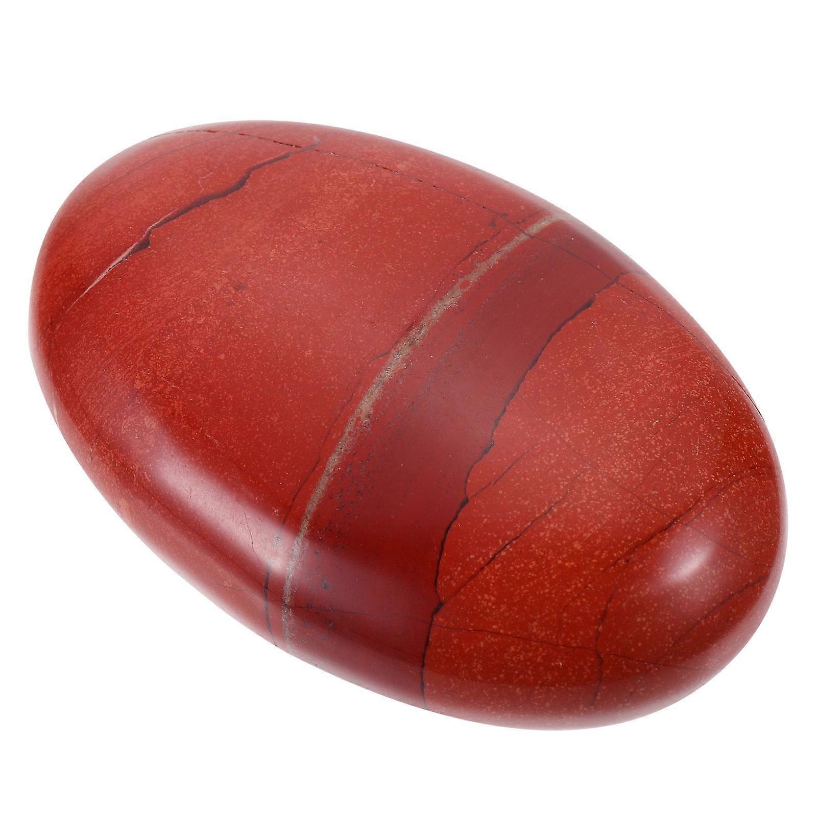 Red Natural Massage Stone for Massage Use 1Pcs Portable