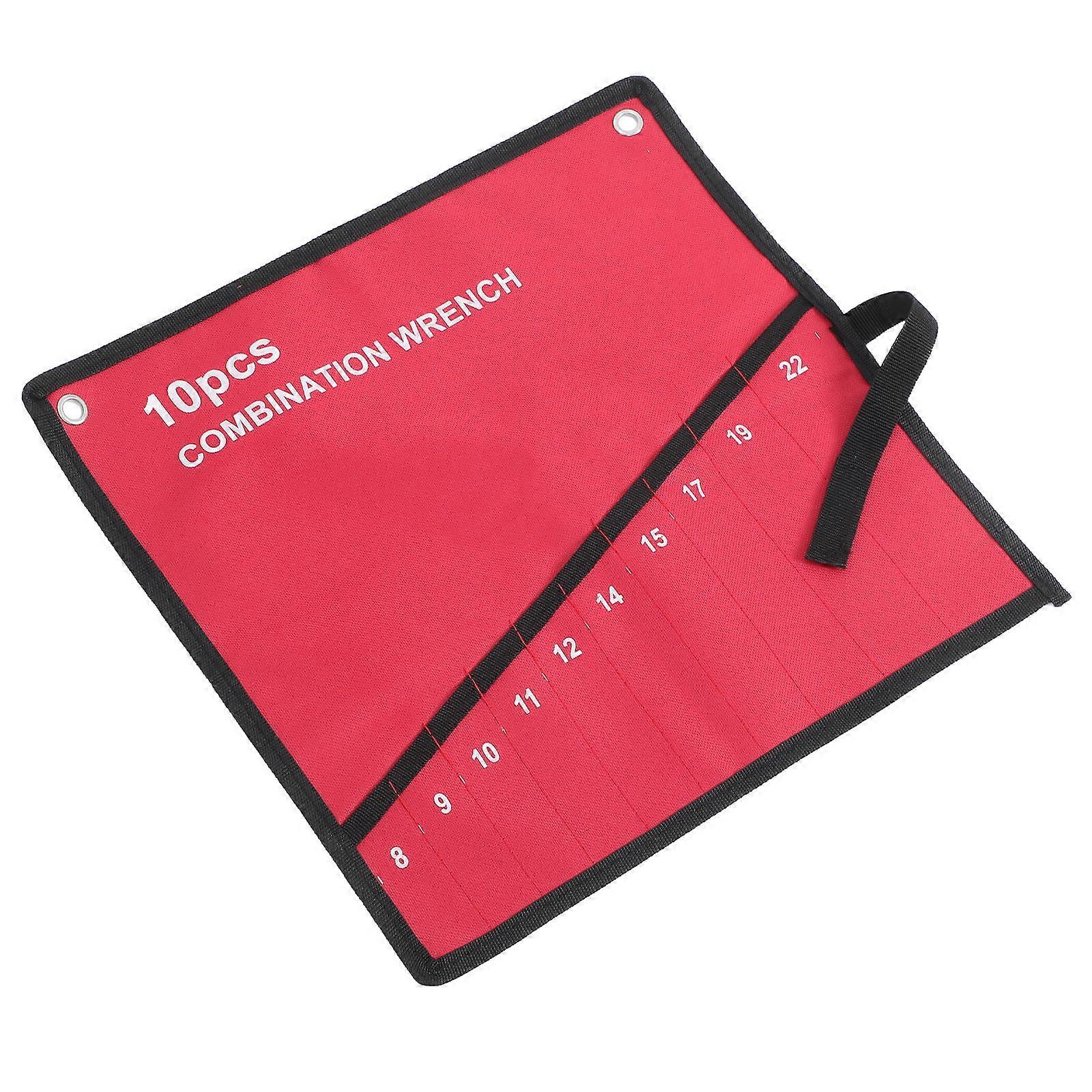 Wrench Organizer Tool Roll Bag for Electricians with Durable Oxford Cloth 2Pcs