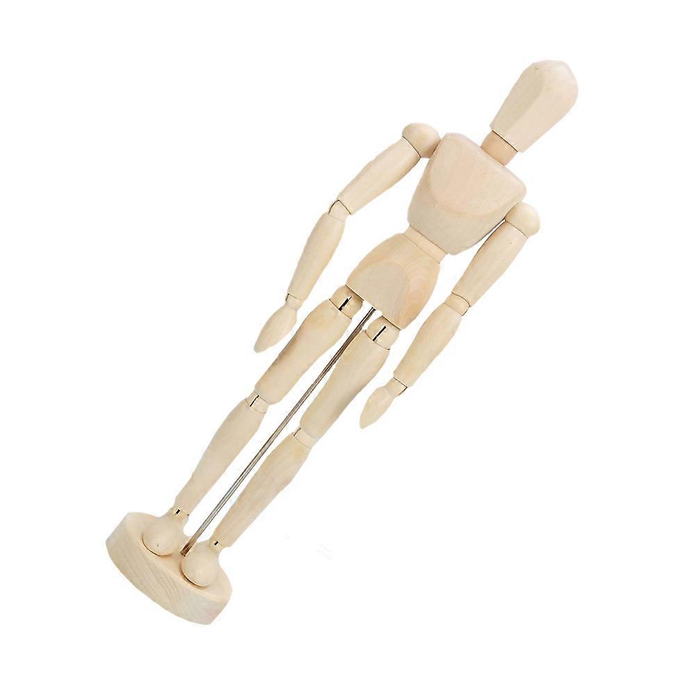 Wooden Joints Puppet Ornaments for Art Students Movable Joint Model