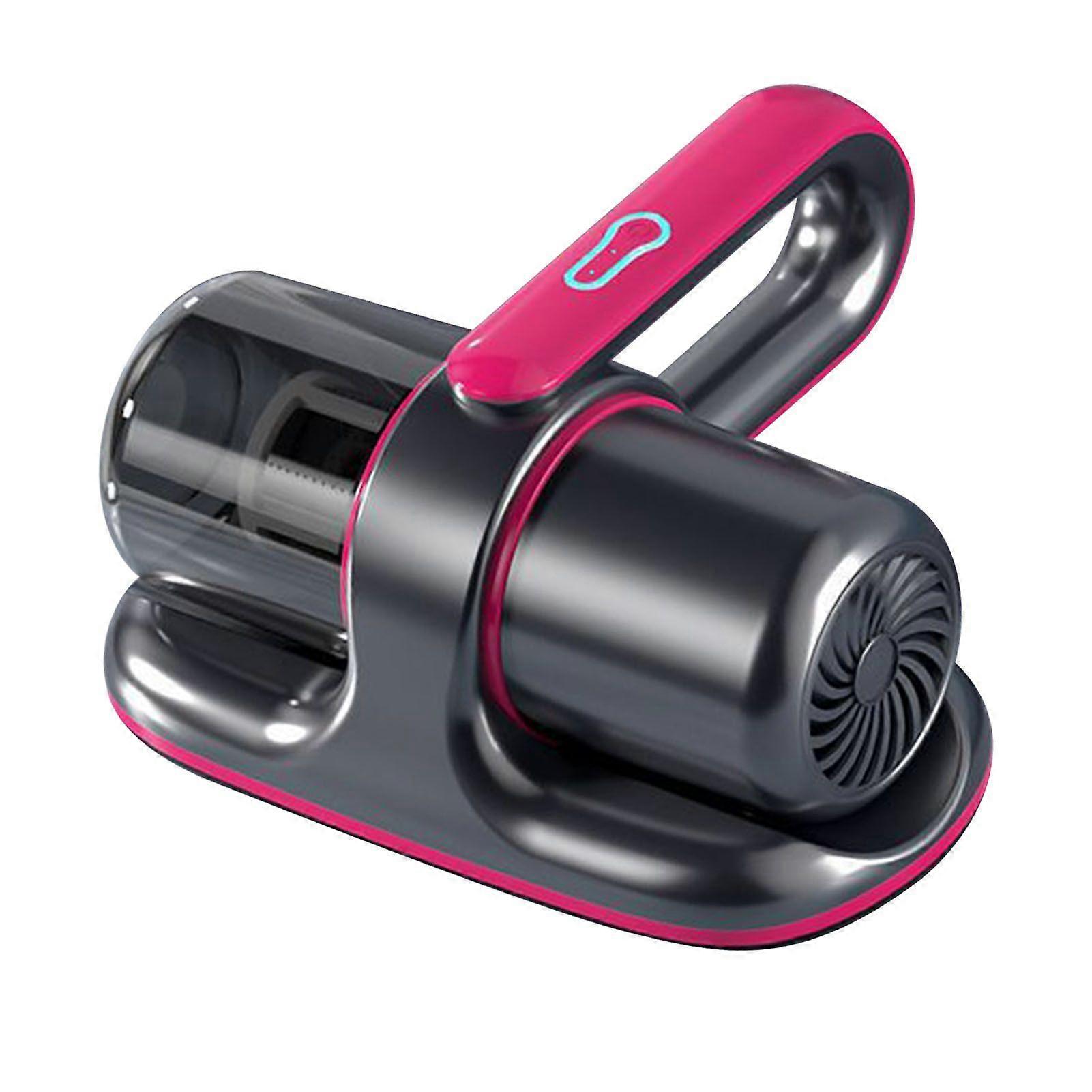 Smart Mite Remover Compact Portable Powerful UV Handheld Vacuum Cleaner Machine for Beds Sofas Carpets Cars Grey Red