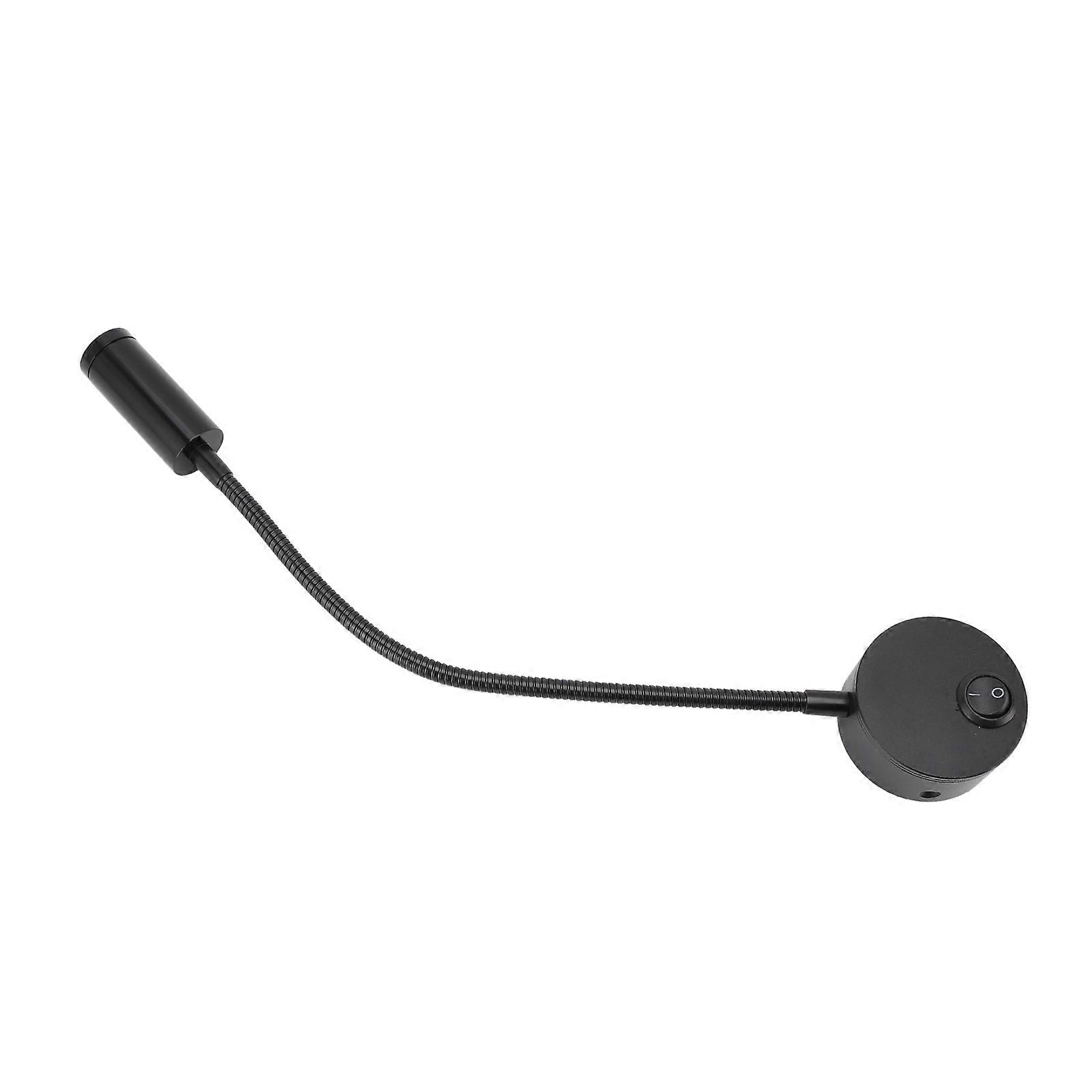 LED Wall Mount Reading Light 3W Warm 3000K Gooseneck Bed Lamp