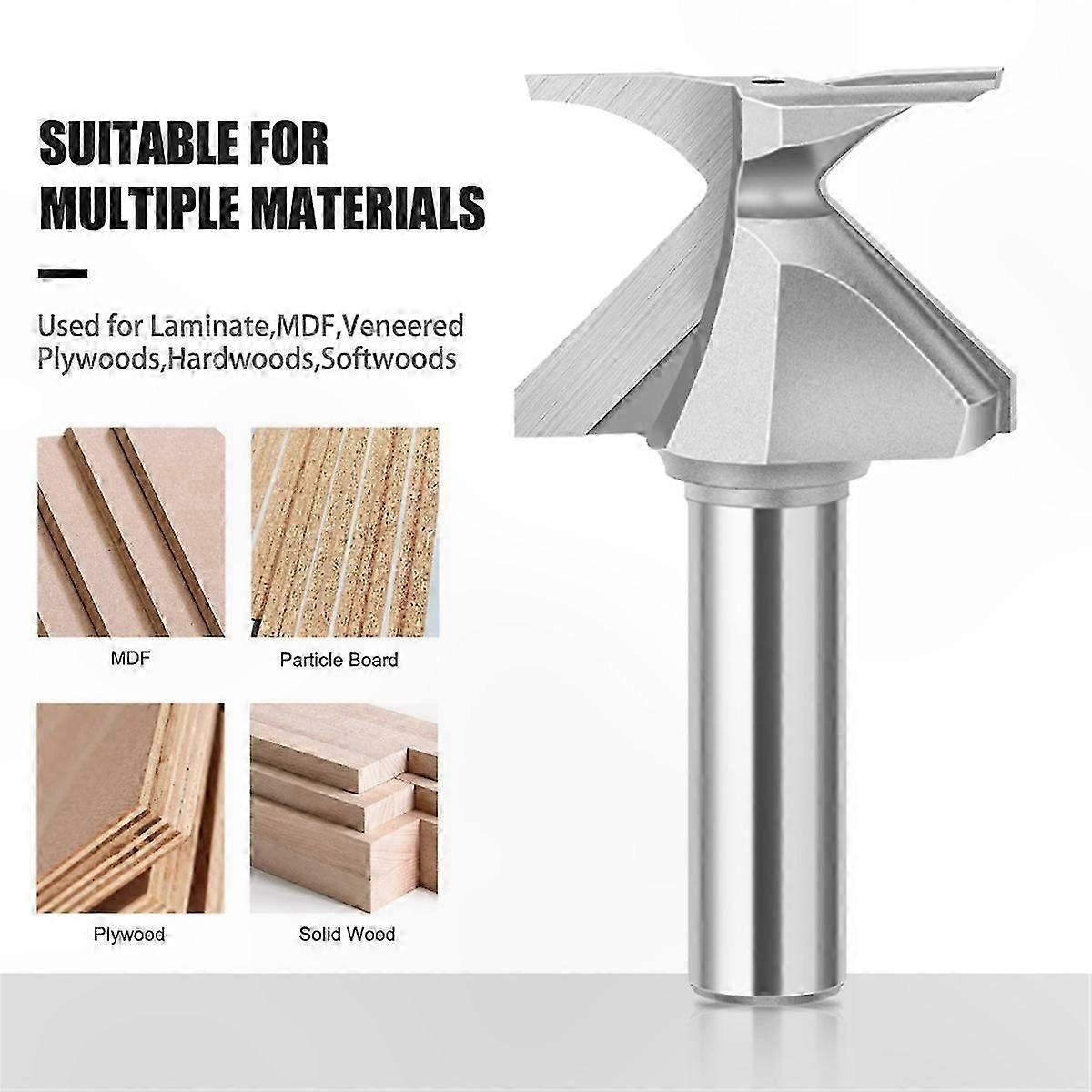 Arc Bending Milling Cutter with 1/2 Inch Shank for Woodworking Projects R50 Router Bits