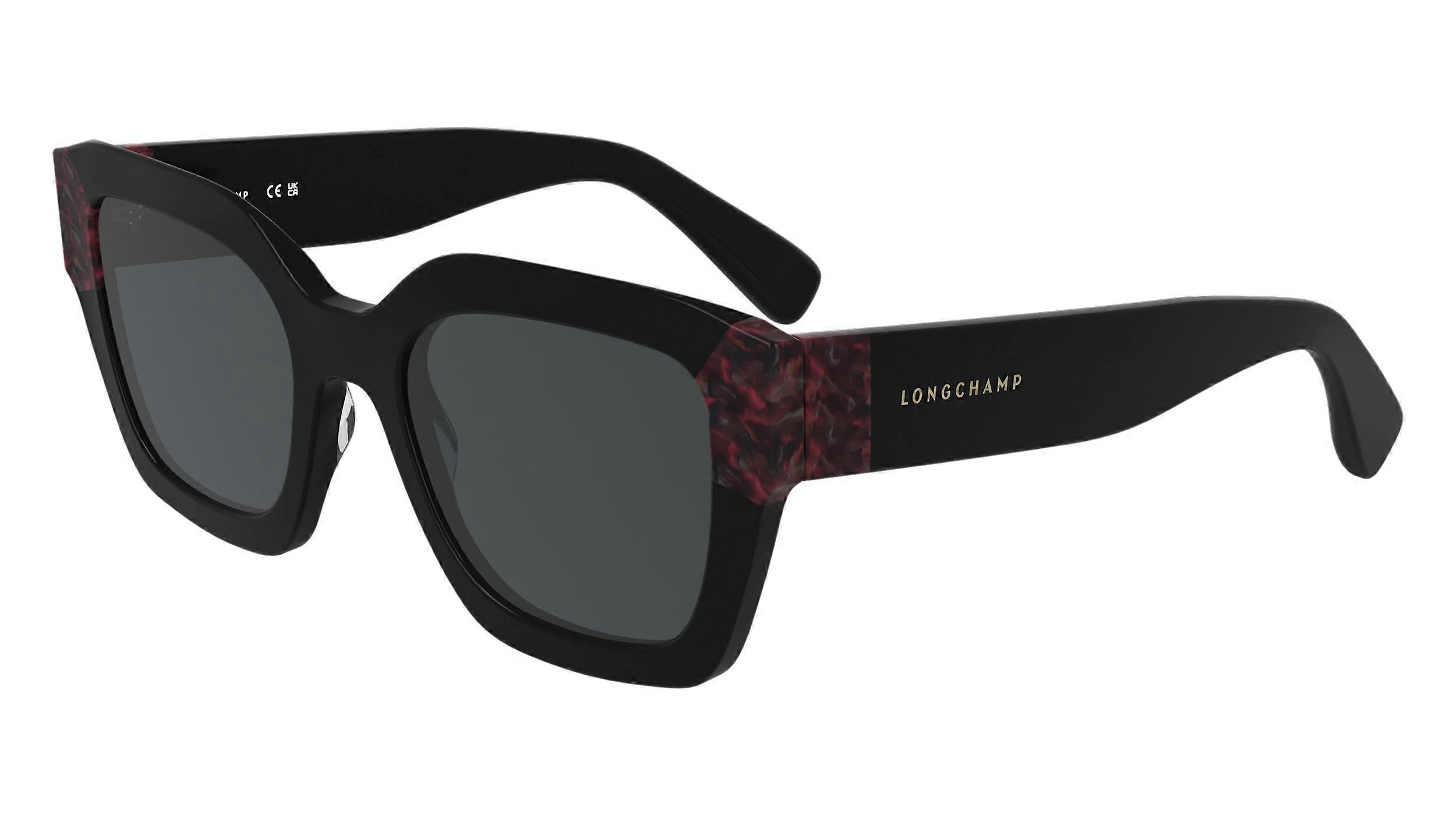 Sunglasses LONGCHAMP LO771S 013 BLACK/TEXTURED RED 50/20/140 FEMALE