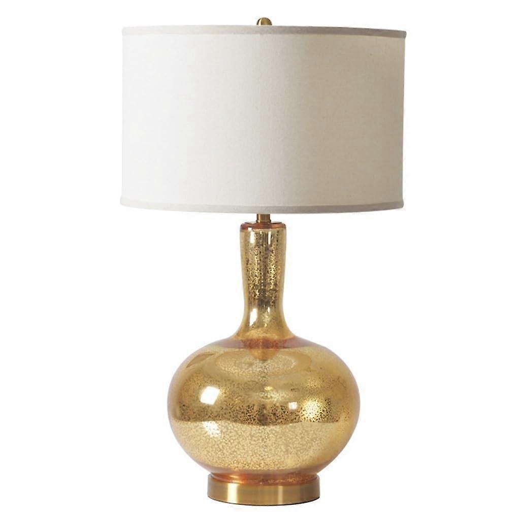 Lamp Desk LED Table Lamp With Fabric Lampshade Warm Decorative Living Room Bedroom Bedside