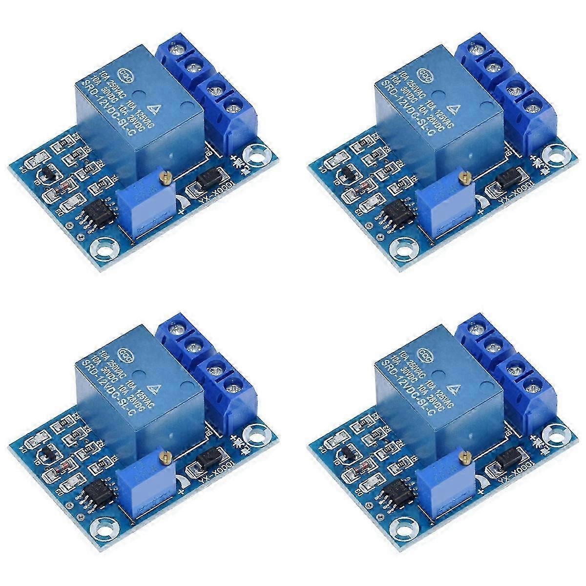 4X -X0001 DC 12V Battery Undervoltage Management Module Low Voltage Automatic Switch Recovery Protec