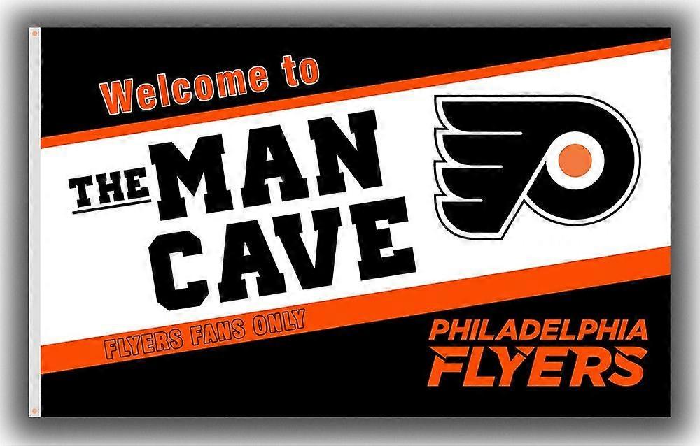 Philadelphian jääkiekkojoukkueen ikimuistoinen Flag Flyers Fan Man Cave Banner