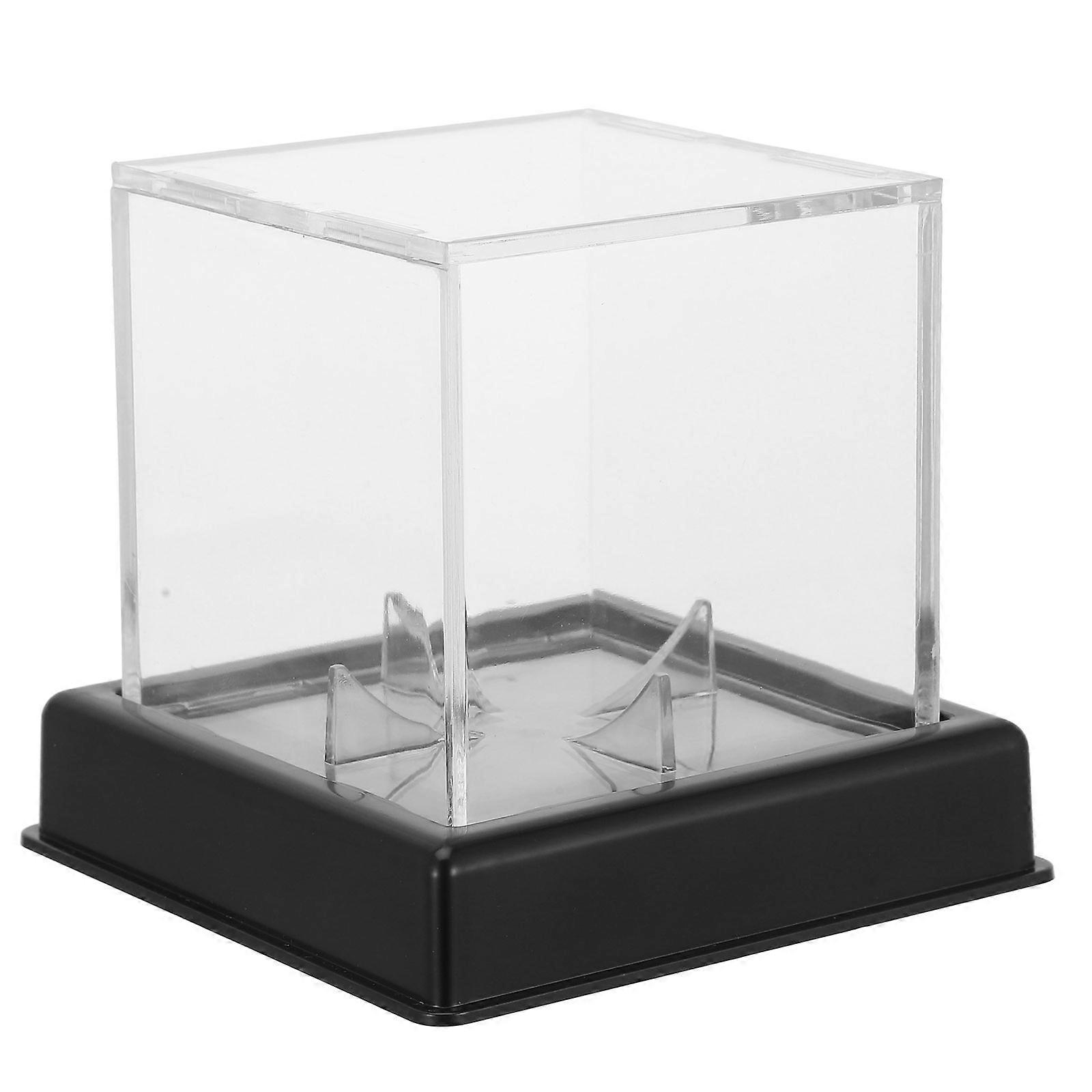 6Pcs Baseball Display Case for Collecting Acrylic Storage Boxes