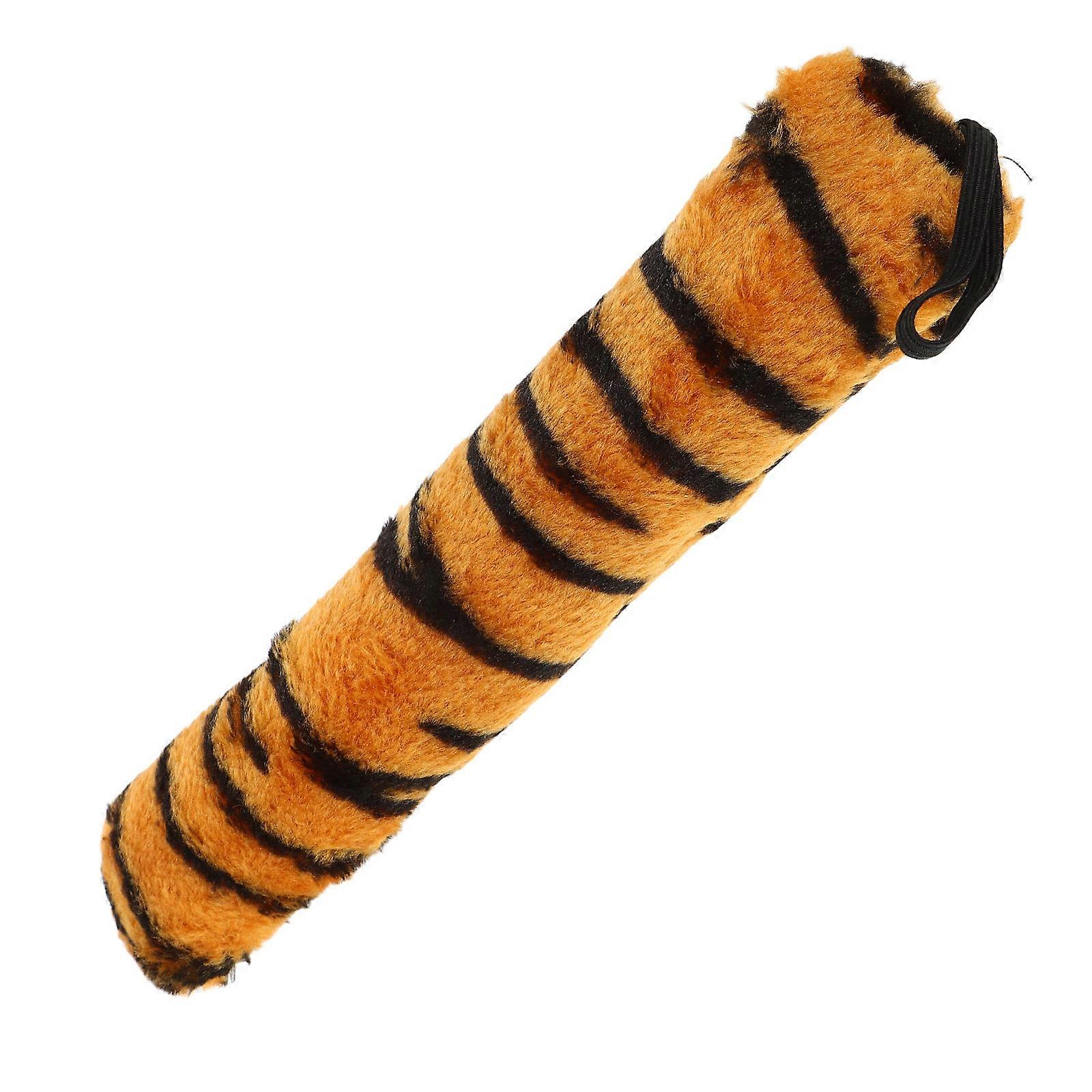 Halloween Tiger Tail Costume Accessory for Cosplay 2Pcs Plush
