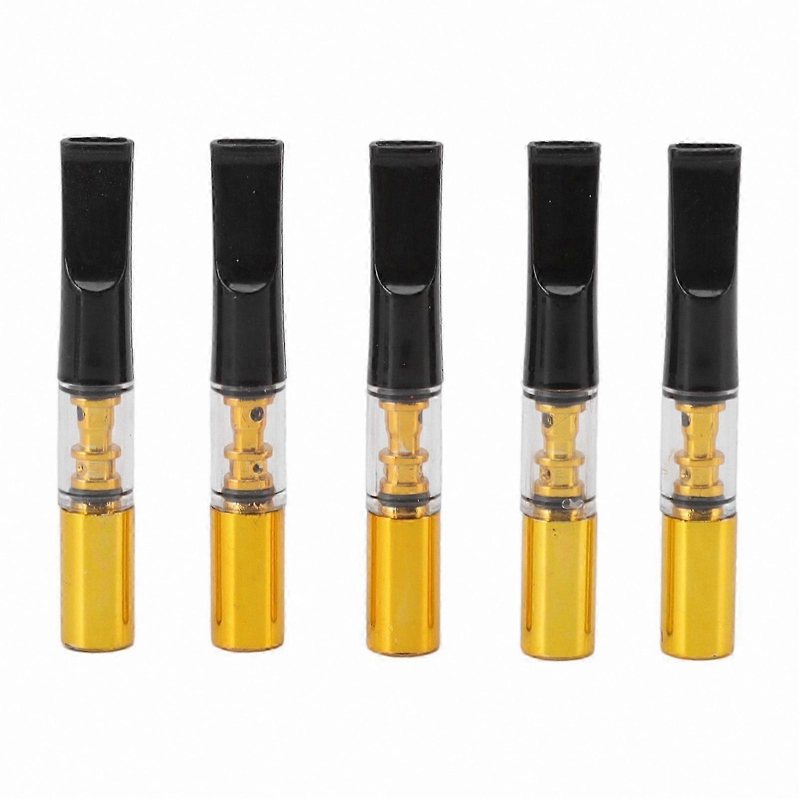 5pcs Reusable Portable Cigarette Holder with Tar Filter for Men