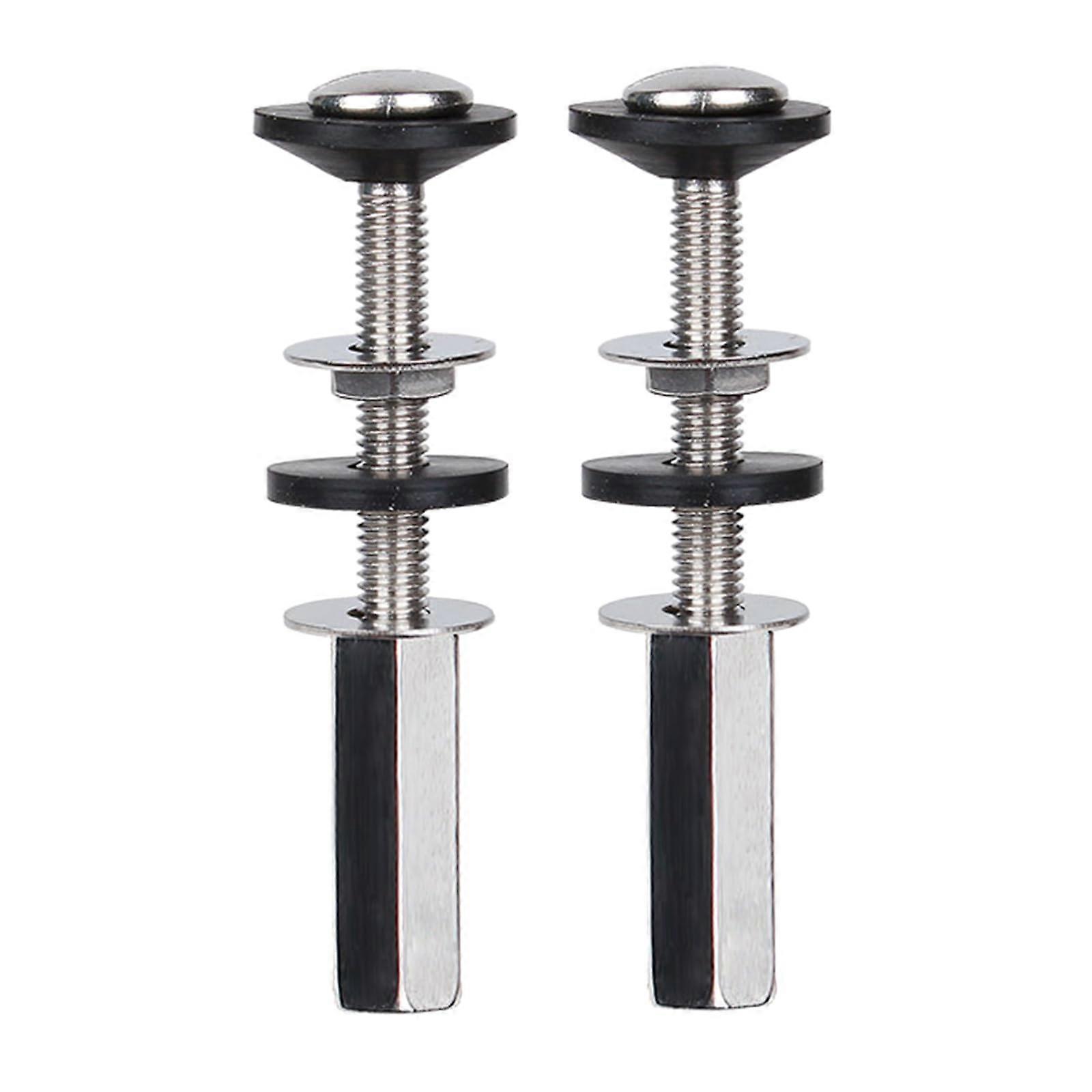 Stainless Steel Toilet Cistern Bolts Universal Fit For Cistern To Pan Bolts Set