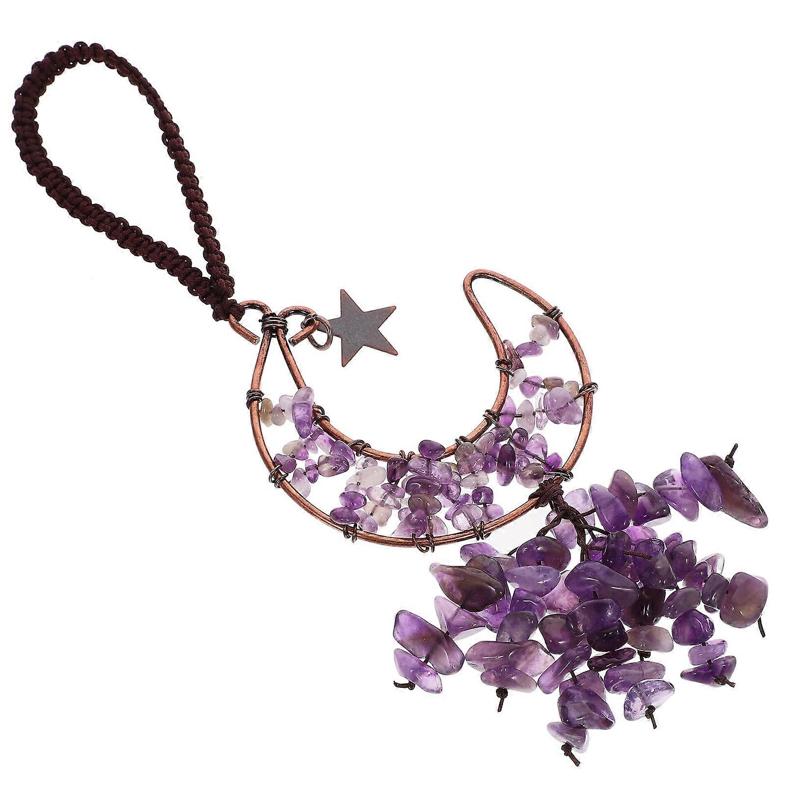 Crystal Hanging Decoration For Auto Rearview Mirror Accessories Designed For Women 4Pcs