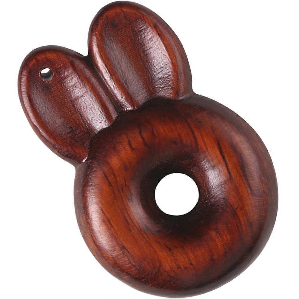 Wooden Rabbit Hanging Ornament for Decoration 4Pcs Retro Style Key Charms