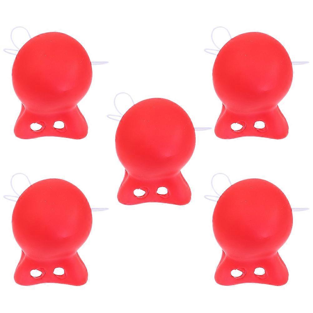20Pcs Red Latex Clown Nose Fun Toys For Parties Birthdays Halloween Cosplay With Safe Material 7X6X5CM