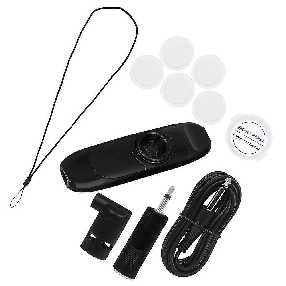 Professional Kazoo Instrument 2Pcs Designed For Jam Sessions For Kids Featuring Adjustable Diaphragm In Black Color
