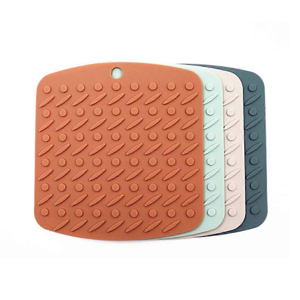 Non-Slip Placemats Pink for Kitchen Use Featuring Compact Storage and Insulation Mat Design