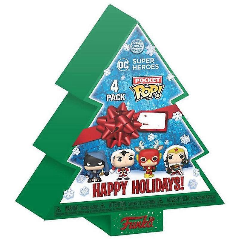 DC Comics Pocket POP Holiday Exclusive 4-Figure Pack