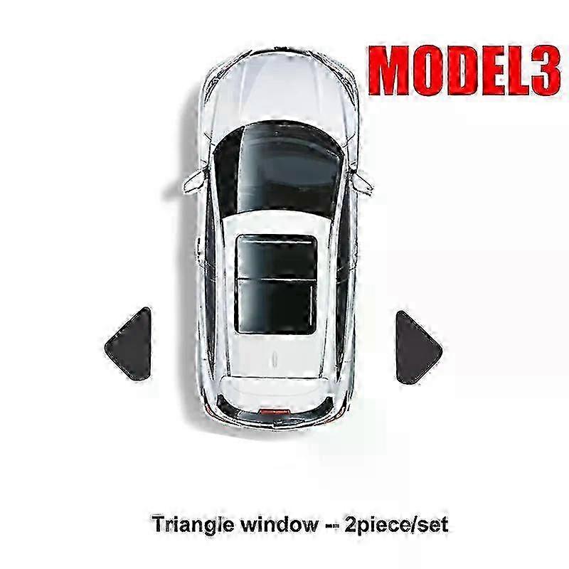 Car Sun Shade for Tesla Model 3 Y 2017-2024 Windshield Sunshade Cover Protector Front Side Window Privacy Blind Shading Kids