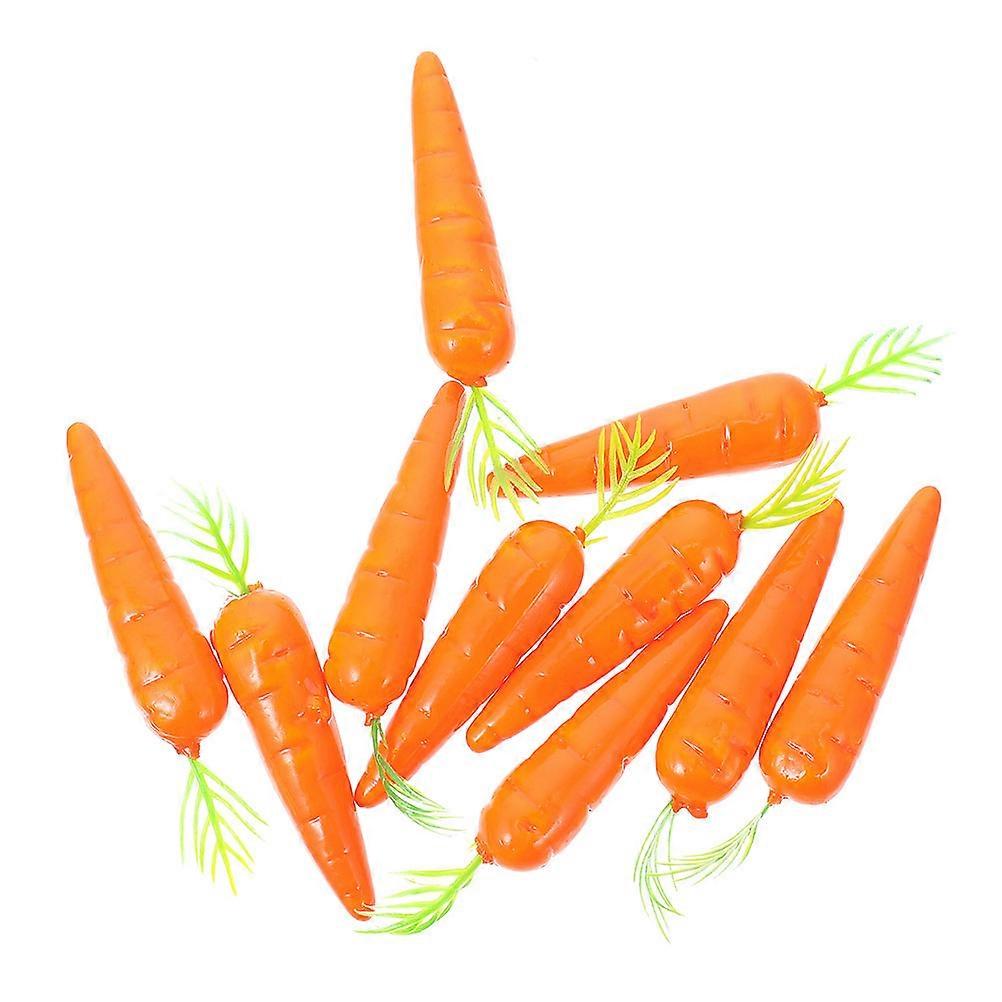 Adorable Fake Carrot Store Display Crowd Foam Material 40 Pcs