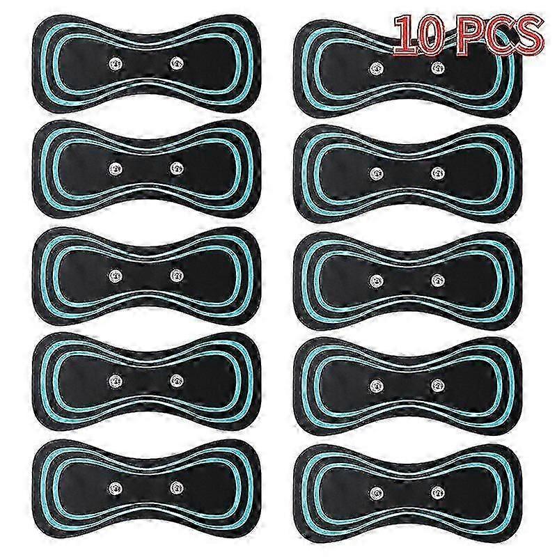 1-50Pcs 젤 패드 목 마사지 EMS 근육 마사지 펄스 패치 다시 자극 스티커 자궁 경부 등 마사지 마사지 통증 완화 도구