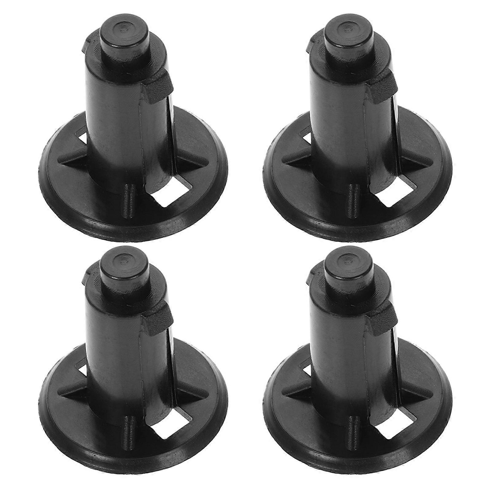 Plastic Scale Pan Replacement Feet for Scale Stability 8 Pieces Black