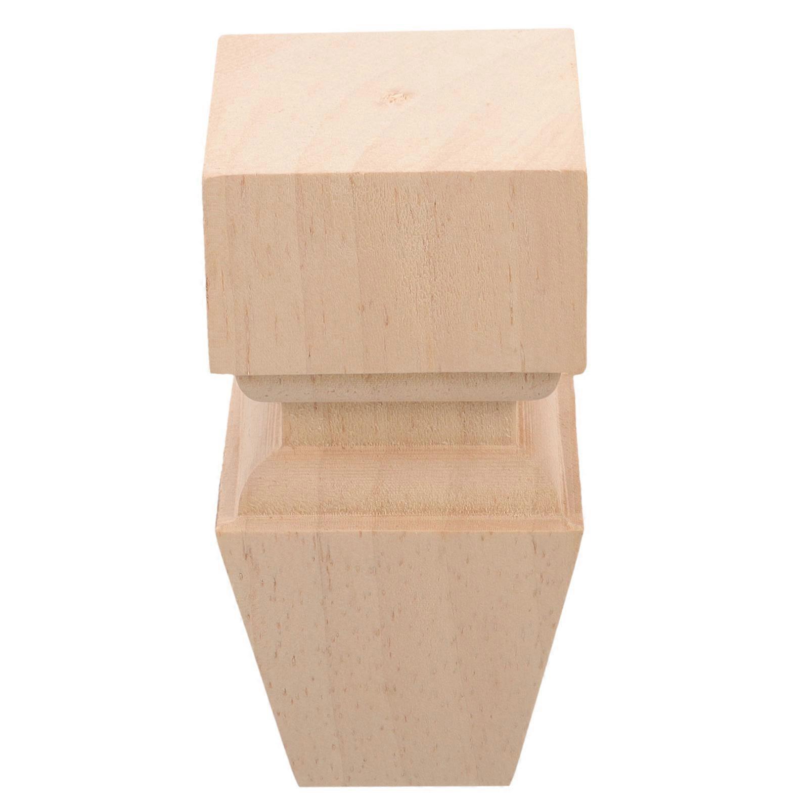 Furniture Feet Wood Chair Replacement with 5Pcs Durable Wooden Legs