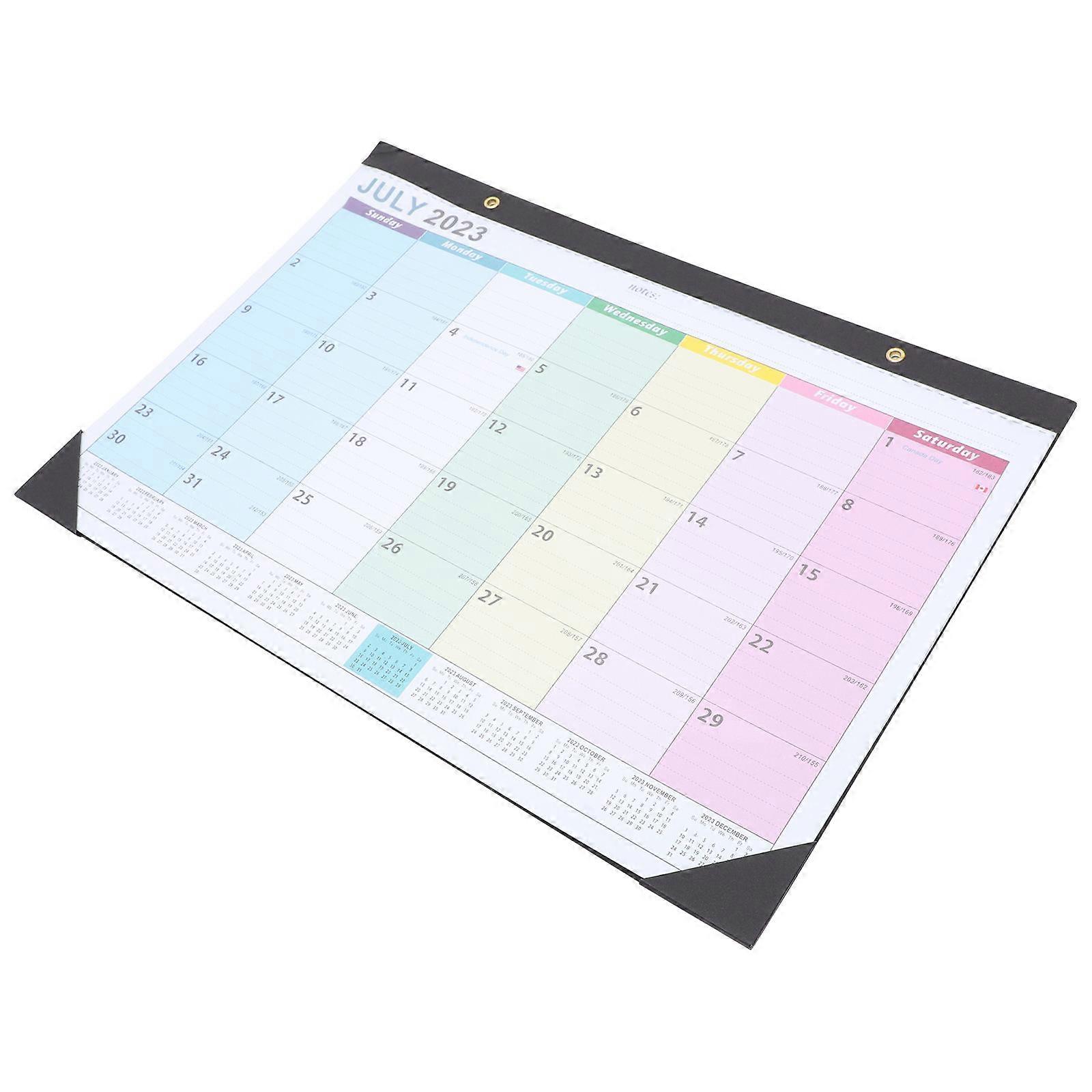 Hanging Calendar For Style Task Management 43X30.5X0.5CM Multi 1Pcs