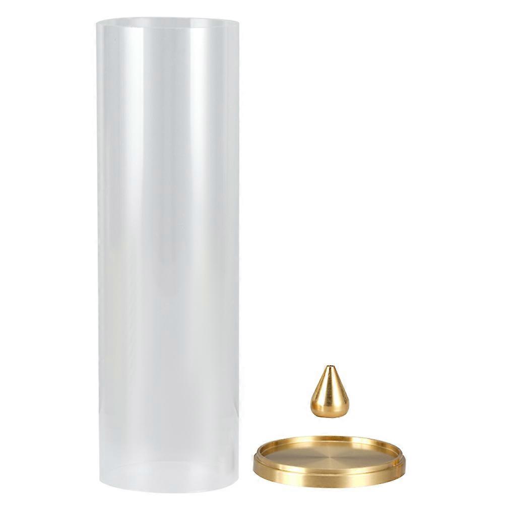 Brass Incense Burner Acrylic Holder for 3Sets Indoor Use