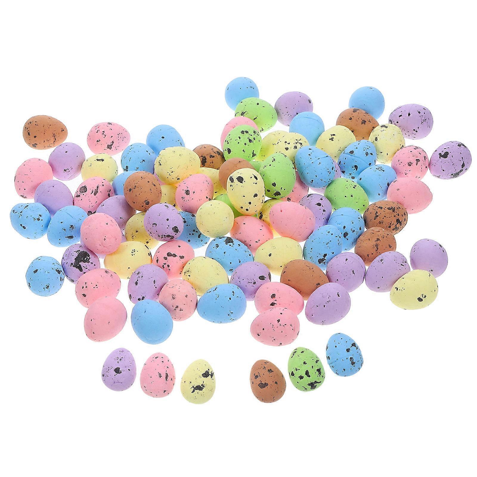 Craft Egg Foam Mini DIY Decorative Speckled Eggs for Festival Use 300Pcs
