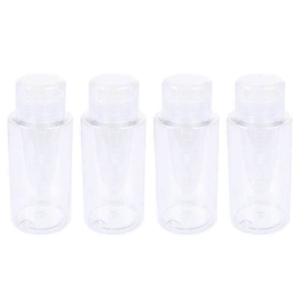 Transparent Makeup Remover Water Bottles Durable Bottles for Cleaning Use 4Pcs