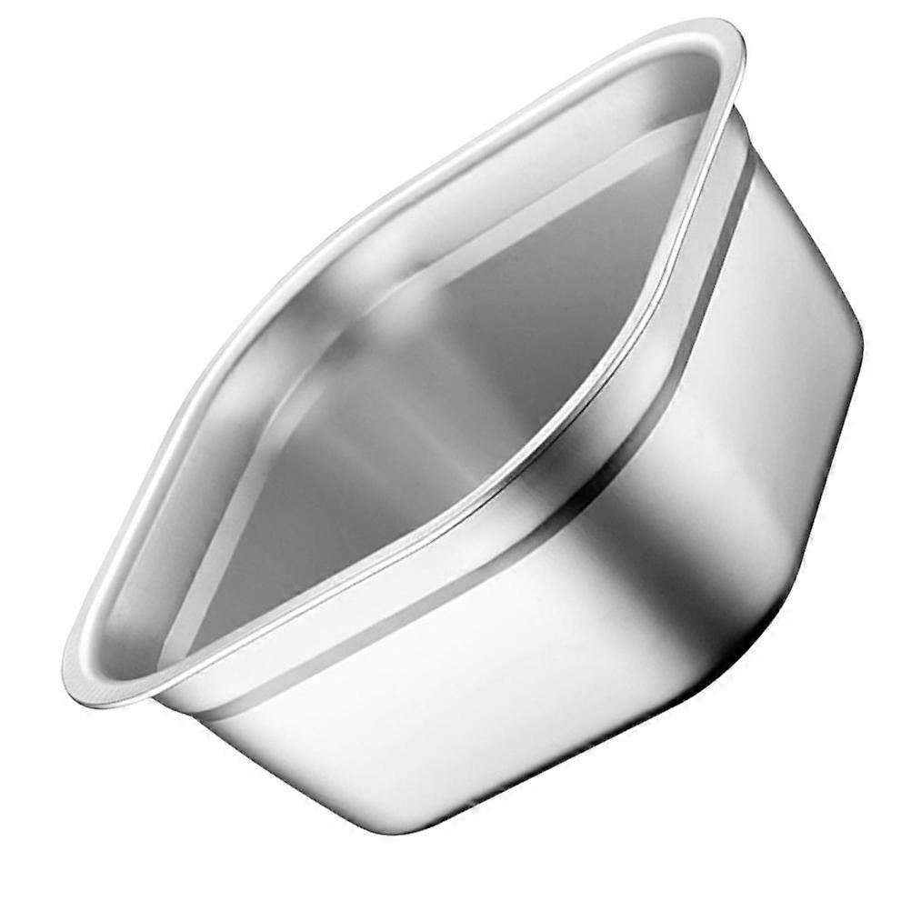 Stainless Steel Mixing Bowl 2Pcs For Home Use And Restaurant Bright Silver Color And Stackable Design Ideal For Fruit Washing
