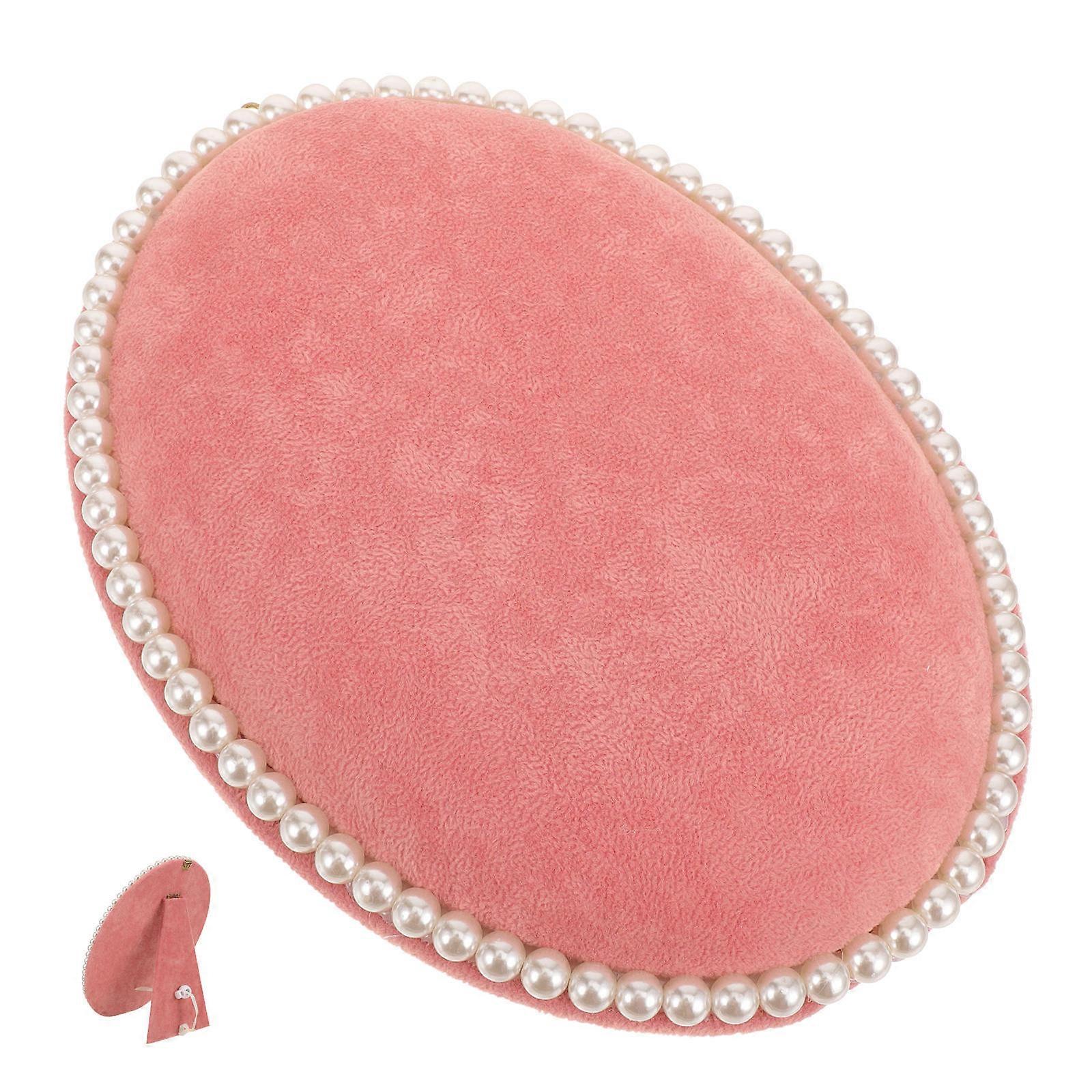 Round Disc Bamboo Frame for Brooch Display As Pin Badge Collection Rack