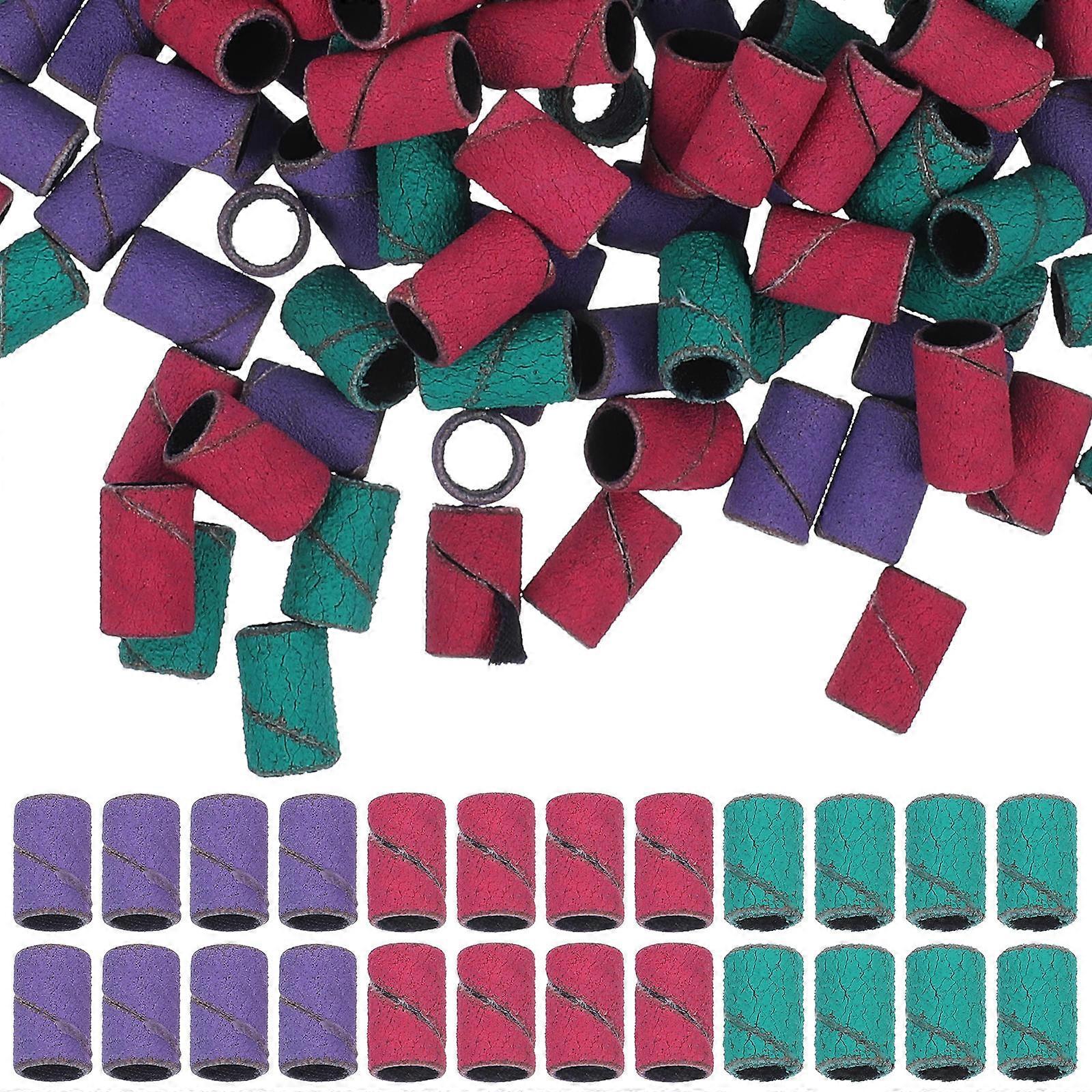 Sanding Bands Nail Grinder Bands for Manicures 15 Boxes of Assorted Color