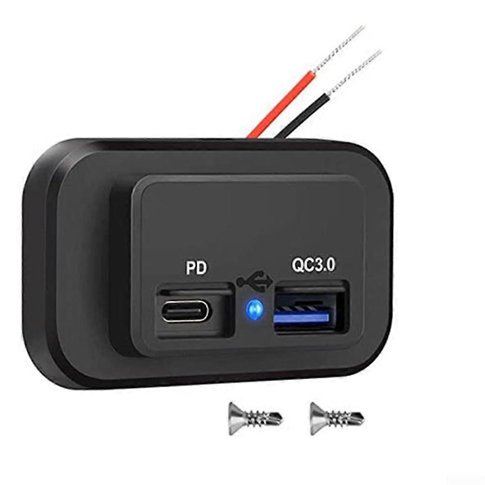 USB Fast Charging Socket For Vehicles 2Pack Easy Access Universal 12V Port Compatible With Trucks And Buses