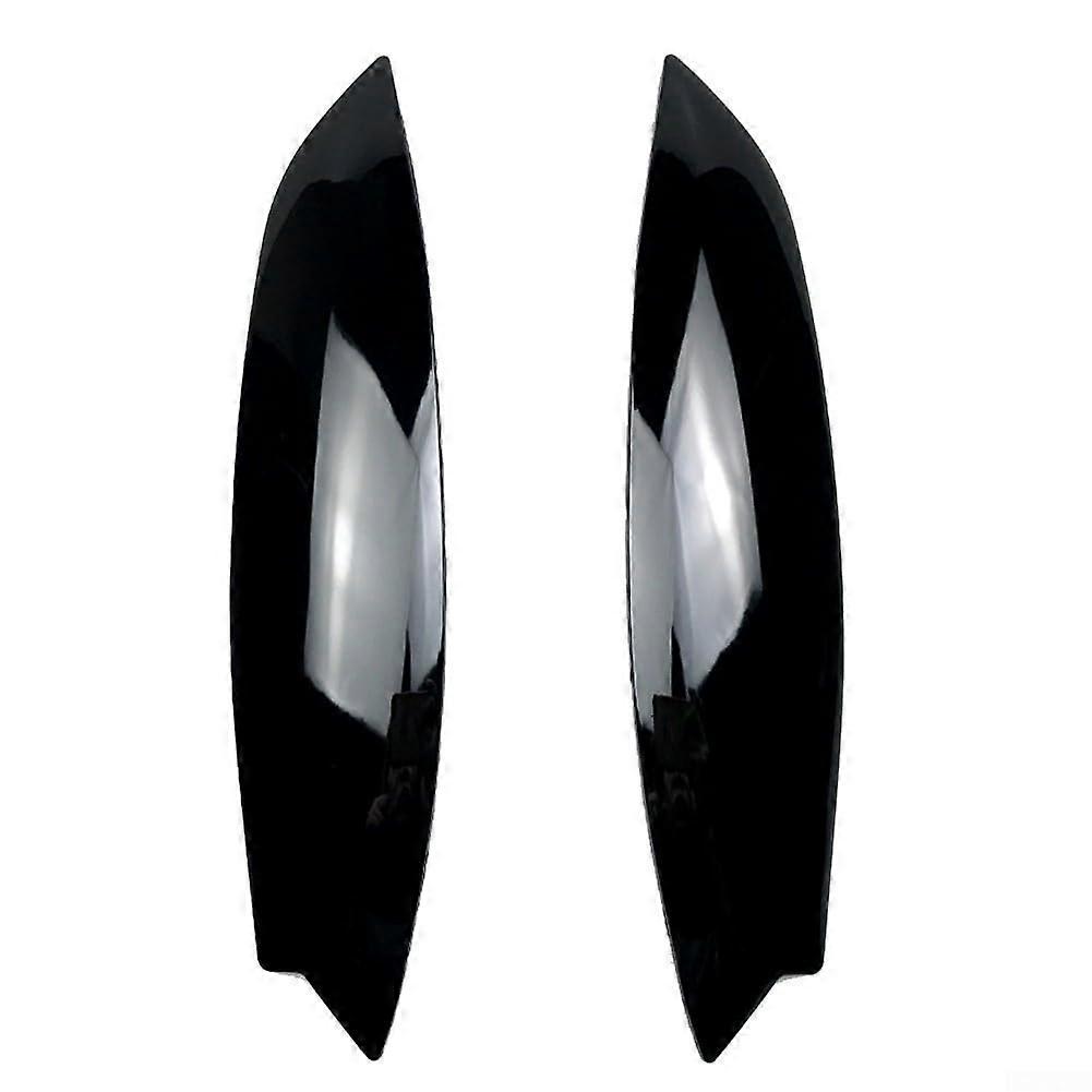 Headlight Eyebrow Trim For Golf 5 MK5 GTI R 20052007 ABS Plastic Gloss Black