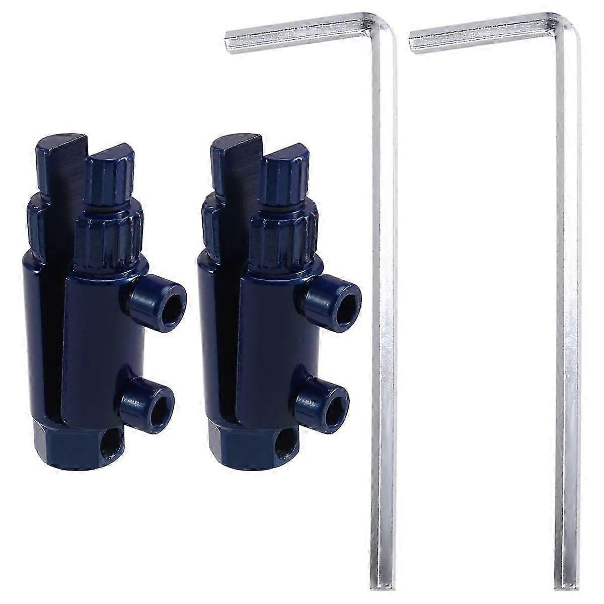 2Set Broken Pipe Thread Extractor for 1/2-3/4-1inch DN15/20/25 Pipes Thread Removal Tool for Broken